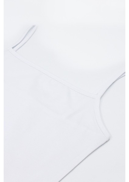 Kadın Atlet Ip Askılı Düz Yaka (%96 Pamuk - %4 Elastan) modelleri