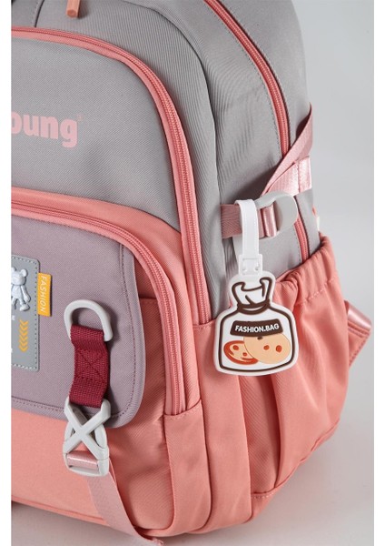 Ortopedik ve Suya Dayanıklı Pembe Okul Sırt Çantası (51944) fiyatları
