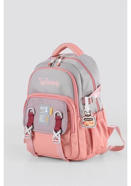 Ortopedik ve Suya Dayanıklı Pembe Okul Sırt Çantası (51944) fırsatları