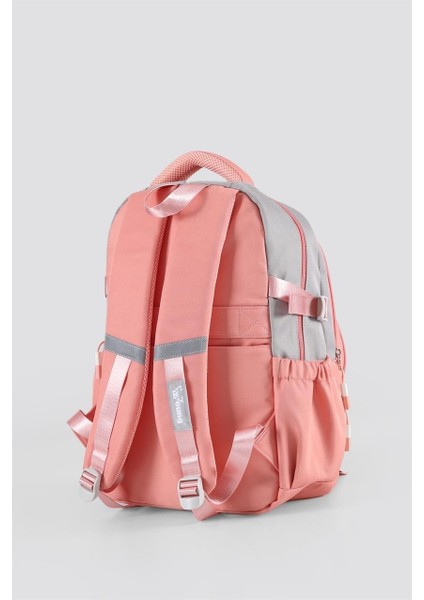 Ortopedik ve Suya Dayanıklı Pembe Okul Sırt Çantası (51944) indirimleri