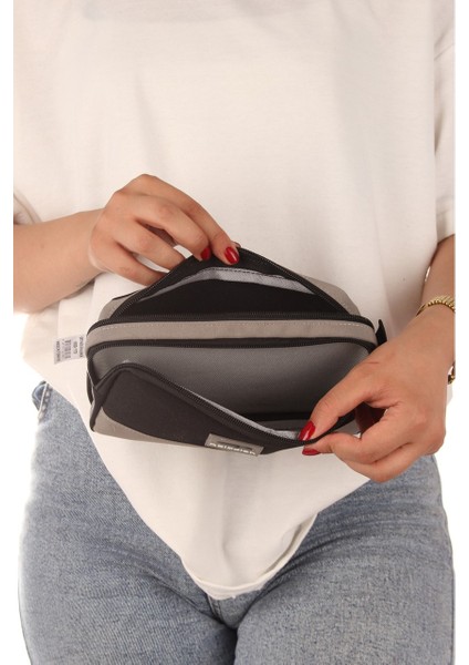 Siyah İki Gözlü Krinkıl Kumaş Kalem Çantası Kalemlik (173) fiyatları