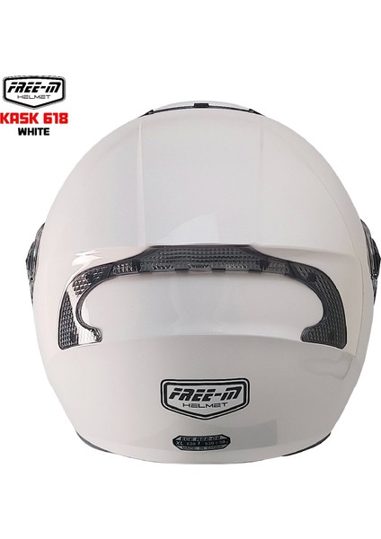 Free-M 618 Yarım Kask Beyaz(Güneş Vizörlü) modelleri
