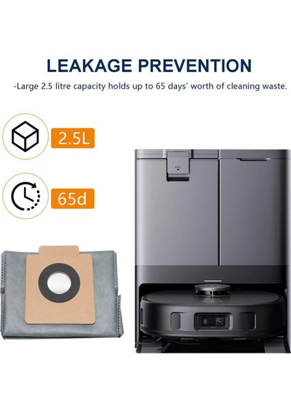 14 Adet Vakum Torbası Seti Temiz Omni Robot Vakum Için Uyumlu (Yurt Dışından)