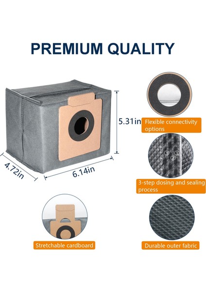 14 Adet Vakum Torbası Seti Temiz Omni Robot Vakum Için Uyumlu (Yurt Dışından) modelleri