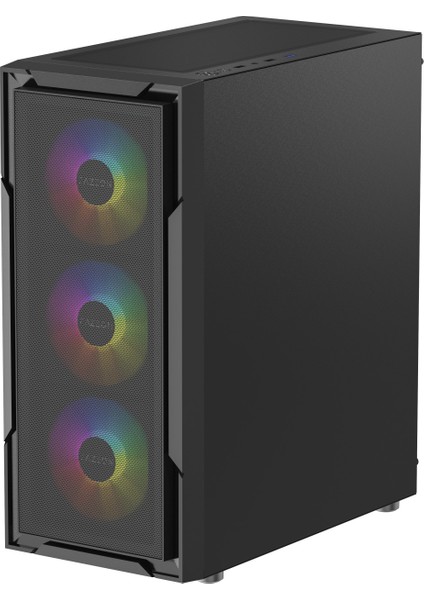 F11 650W 80+ Bronze Mesh Rgb 4X120MM Fanlı Atx Siyah Gamıng Kasa indirimleri