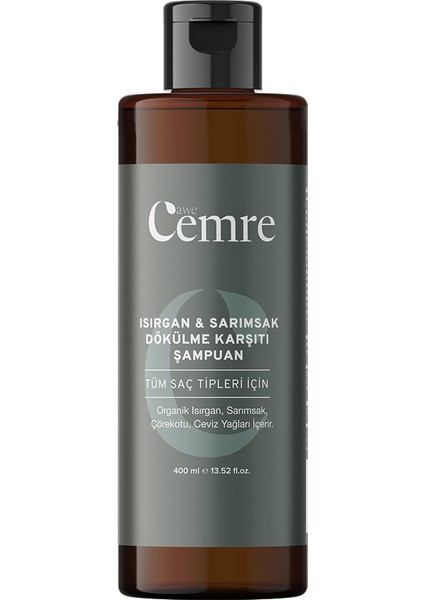 Isırgan Sarımsak Şampuanı 400 ml Onarıcı, Saç Dökülme ve Kırılma Karşıtı Sağlıklı Uzayan Saçlar indirimleri