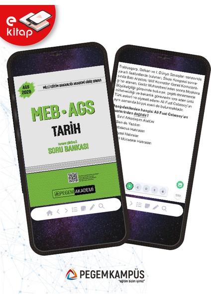 2026 Meb-Ags Tarih Tamamı Çözümlü E-Soru Bankası fiyatları