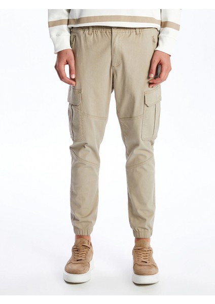 Xsıde Bej Slim Fit Gabardin Erkek Kargo Pantolon fiyatları