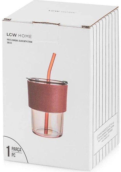 Lcw Home Pipetli Cam Bardak 380 ml (W5) fırsatları