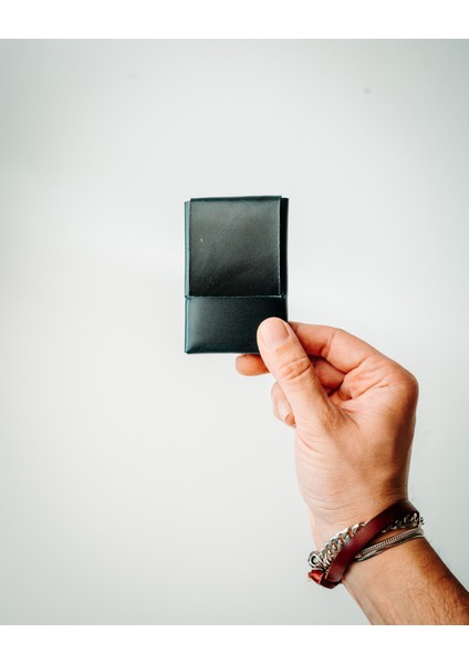 Hakiki Deri El Yapımı Dünyanın En Minimalist Cüzdanı