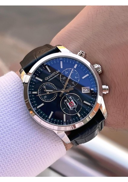 Beşiktaşlı Lisanslı Italyan Tasarım Bileklik Hediyeli 10 Atm Taraftar Kol Saati EBJK1091.361 modelleri