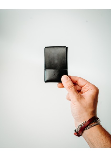 Hakiki Deri El Yapımı Dünyanın En Minimalist Cüzdanı