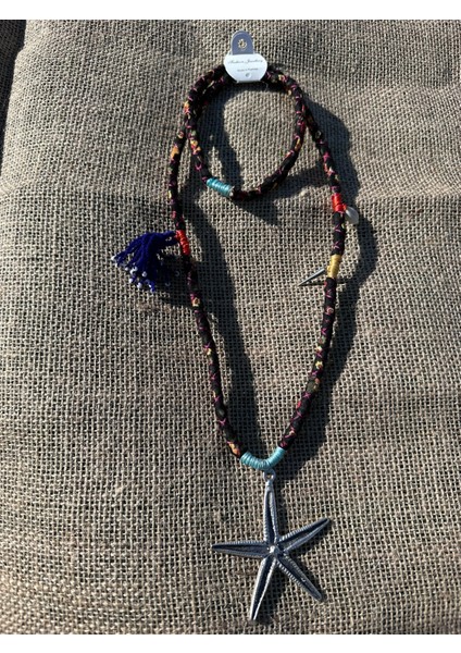 Tarz Deniz Yıldızı Figürlü Kolye