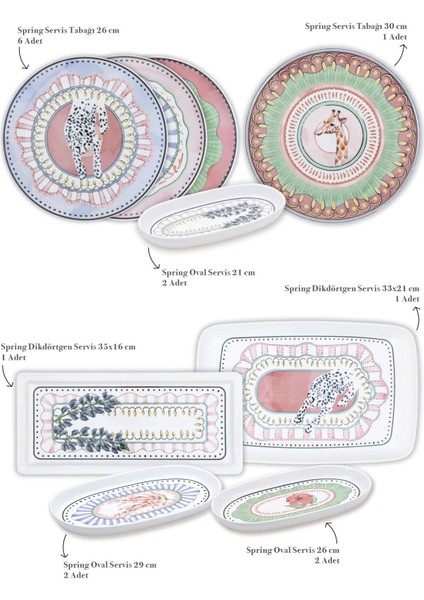 Spring Kahvaltı Takımı 6 Kişilik 15 Parça Set 1 fiyatları