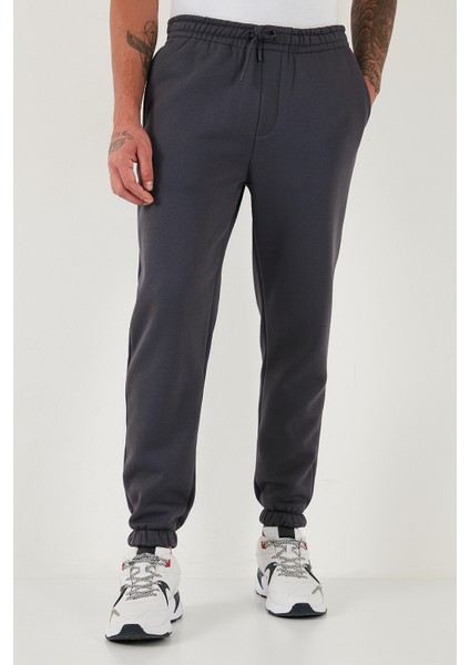 Pamuklu Regular Fit Normal Bel Lastikli Paça Cepli Eşofman Altı Erkek Eşofman Altı 59080153W4 fiyatları