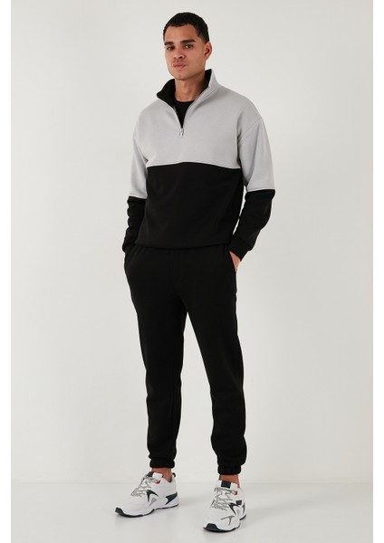 Pamuklu Regular Fit Normal Bel Lastikli Paça Cepli Eşofman Altı Erkek Eşofman Altı 59080153W4 fırsatları