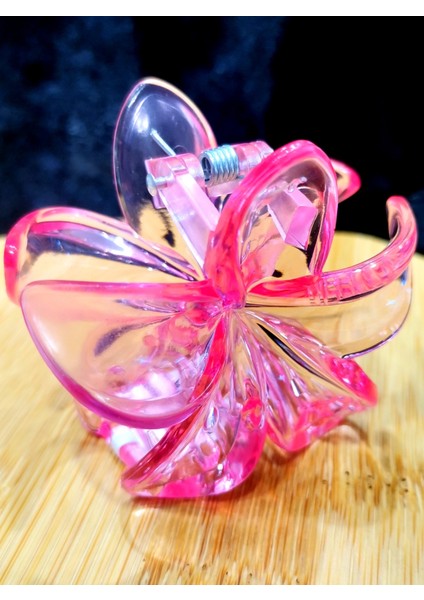 Lüks Figürlü Küçük Pembe Lotus Toka