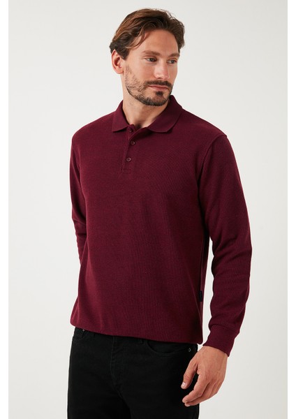 Pamuk Karışımlı Regular Fit Polo Yaka Kazak Erkek Kazak 456223 modelleri