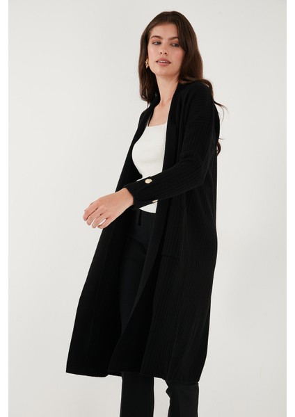 % 100 Akrilik Triko Örme Uzun Hırka Bayan Hırka 4615212