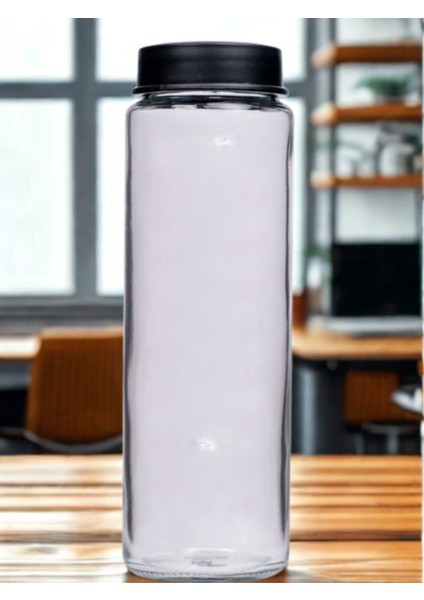 750 ml Cam Su Şişesi – Sızdırmaz Plastik Kapaklı Matara fiyatları