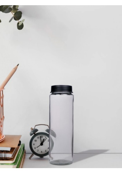 750 ml Cam Su Şişesi – Sızdırmaz Plastik Kapaklı Matara modelleri