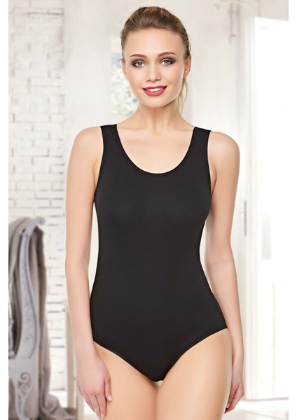 Kadın Askılı U Yaka % 47 Modal % 47 Cotton % 6 Elastane Kancalı Body