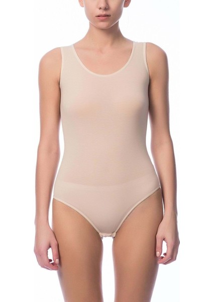Kadın Askılı U Yaka % 47 Modal % 47 Cotton % 6 Elastane Kancalı Body