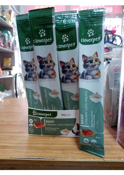 Kedi Krema Biftekli 16 GRAM 10 Adet