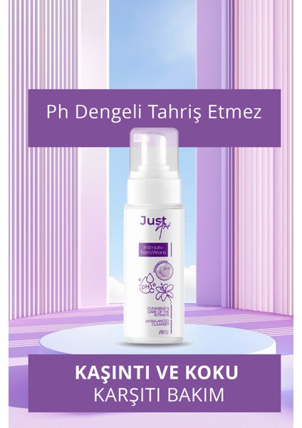 kadın dış parfümü ve temizleme jeli koku giderici set