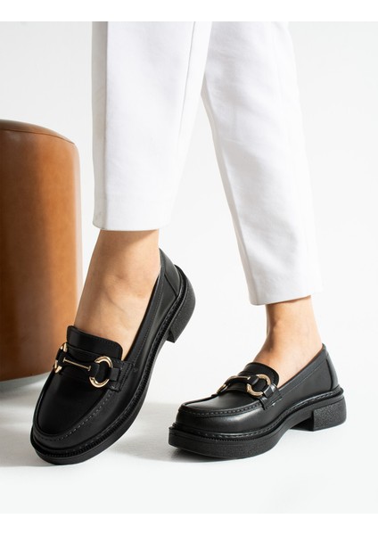 Kadın Siyah Klasik Ayakkabı Kadın Loafer Kadın Günlük Ayakkabı Casual Ayakkabı Kadın Oxford Ayakkabı modelleri