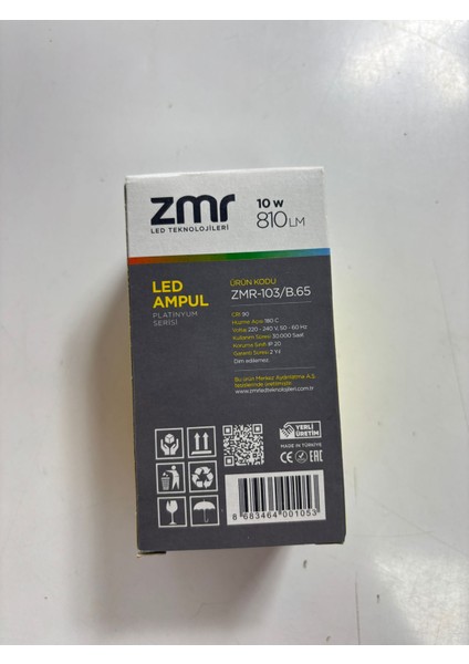 10 Adet 10W LED Ampul 6500K Beyaz fiyatları