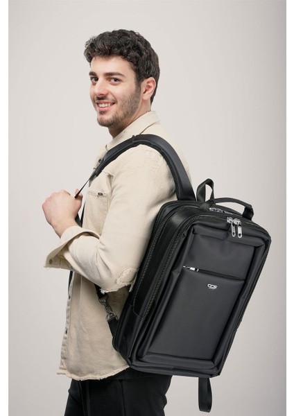 Erkek Sırt Laptop Çantası Siyah 51860