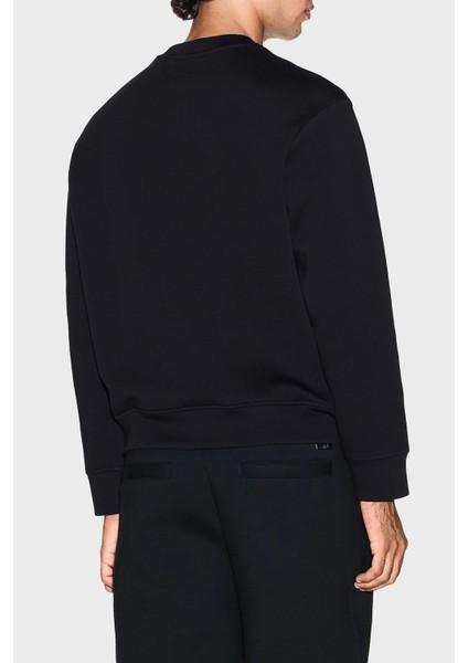 Pamuklu Regular Fit Bisiklet Yaka Logolu Sweat Erkek Sweat XM001892 AF10818 MC237 modelleri