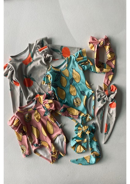 UV Korumalı Bebek Fırfırlı Uzun Kollu Mayo – Güneş Korumalı Bebek Mayo_RG337 fırsatları