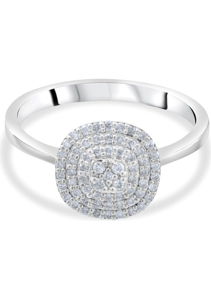 0.25 Karat Pırlanta Yüzük, Gerçek Pırlanta, Sertifikalı Mücevher