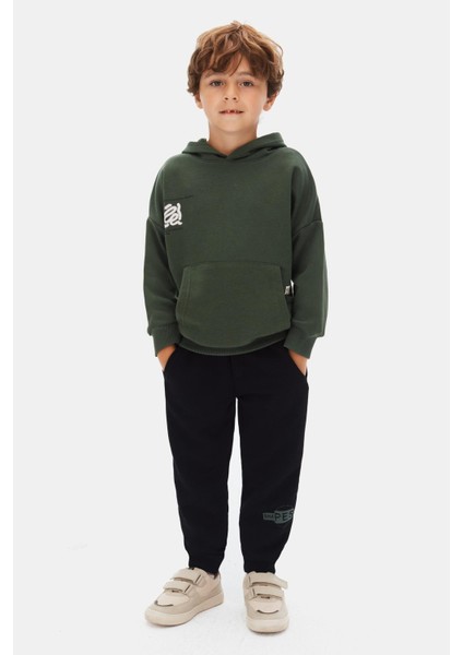 Erkek Çocuk Endles Pantolon 4-8 Yaş Siyah