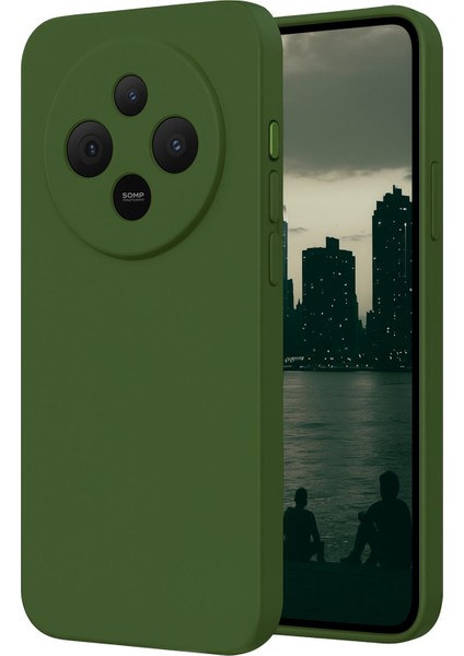 Redmi 14C Uyumlu Içi Kadife Kaplı Dışı Yumuşak Renkli Lansman Kılıf