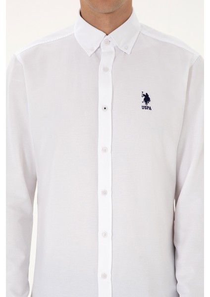 Erkek Beyaz Gömlek Basic 50307668-VR013