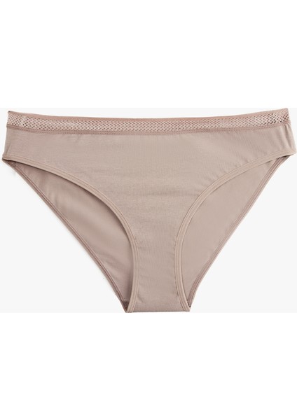 Pamuklu Rahat Kalıp Lastik Detaylı Külot