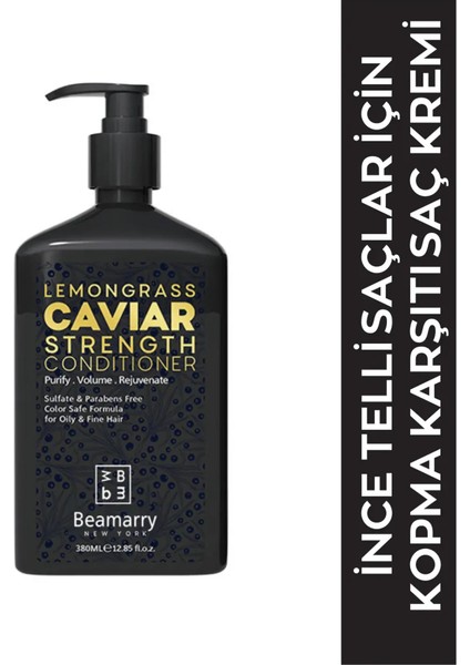 Havyar Limon Otu Onarıcı , Dolgunlaştırıcı İnce Telli Saç Kremi 380 ml