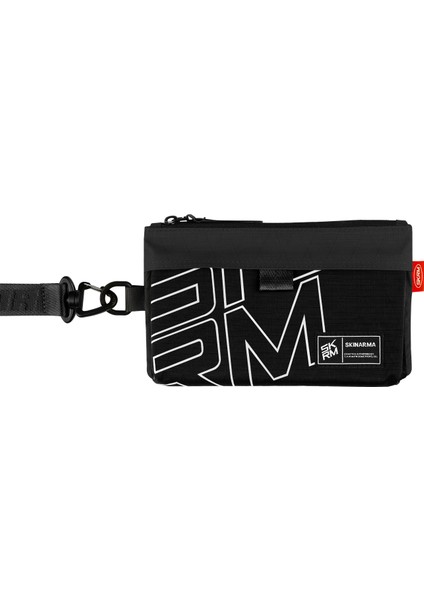 Clutch Jager Boyun Askı Kayışlı Çapraz Vücut Çantası Siyah