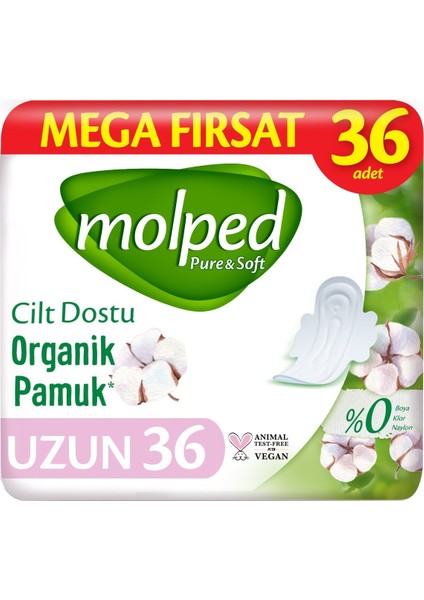 Pure&soft Hijyenik Ped Avantaj Pk Normal 92 + Uzun 72 + Gece 60 Toplam : 224 Adet modelleri