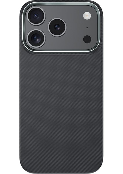 iPhone 17 Pro Max Kılıf Benks M-Safe Şarj Metal Kamera Çerçeveli Armorair 600D Kevlar Fiber Siyah