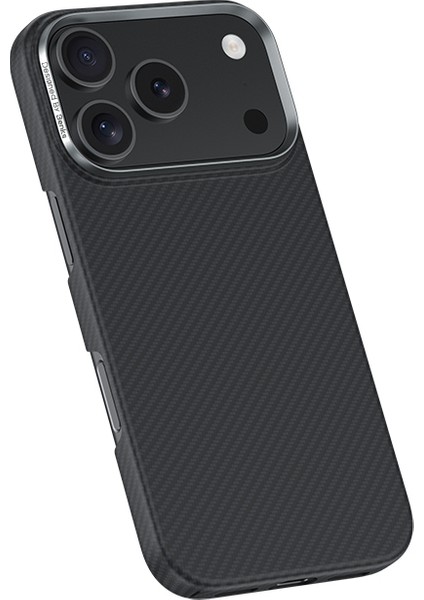 iPhone 17 Pro Max Kılıf Benks M-Safe Şarj Metal Kamera Çerçeveli Armorair 600D Kevlar Fiber Siyah modelleri
