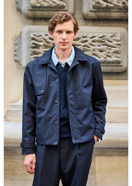 Erkek Regular Fit Ceket Lacivert