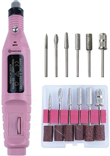 Elektrikli Manikür-Pedikür-Törpü Makinesi 12V