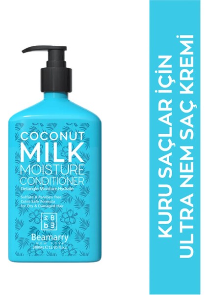 Coconut Kuru Saçlar Için Yoğun Nemlendirici Dolaşık Açıcı Saç Kremi 380 ml