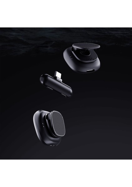 LM210 Lightning Portlu Yapay Zeka Gürültü Önleyici Özellikli Kablosuz Yaka Mikrofonu Siyah fiyatları