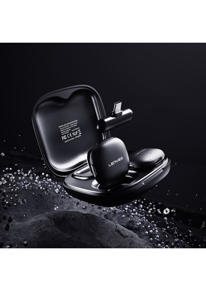 LM210 Lightning Portlu Yapay Zeka Gürültü Önleyici Özellikli Kablosuz Yaka Mikrofonu Siyah fırsatları