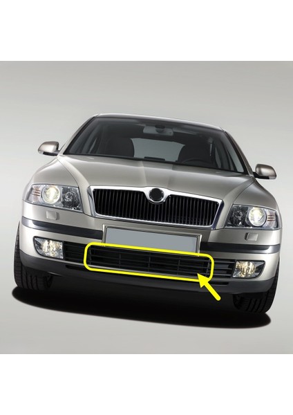 Skoda Octavia A5 2005-2008 Ön Tampon Orta Izgara Orta Parça 1Z0853677